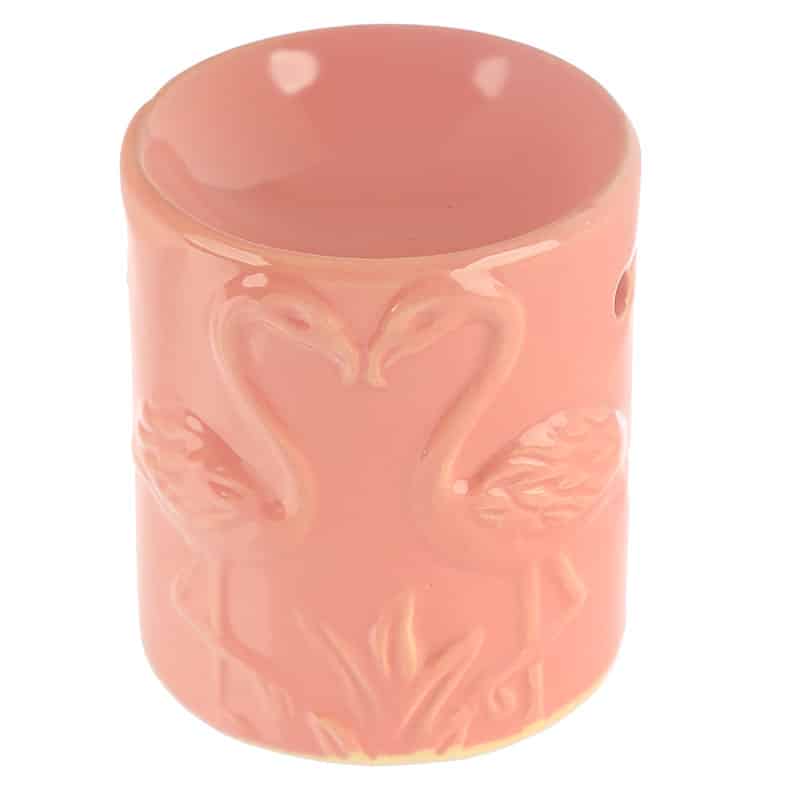 Duftlampe med flamingo // støvet koral