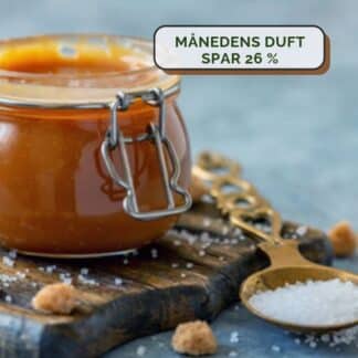 Duftlys med karamel månedens duft Salty Salty Caramel