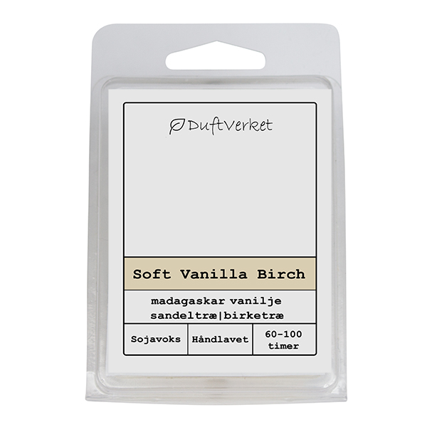 duftlys, sojalys med vanilje