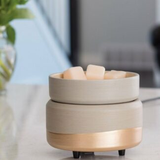 Elektrisk duftlampe med guld til duftvoks