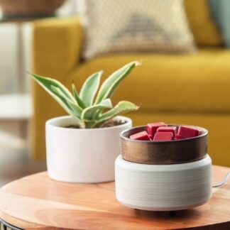 Hvid elektrisk duftlampe til duftvoks