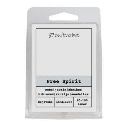 Duftlys med rose -Free Spirit duftvoks med spirituel ren frisk duft