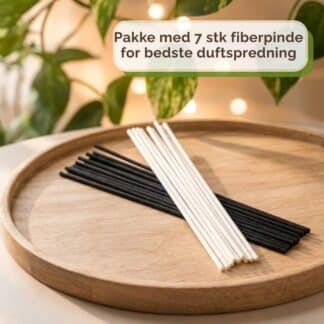 Duftpind til duftpinde diffuser sorte og hvide