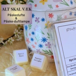 Påskegave med duftlampe & duftvoks