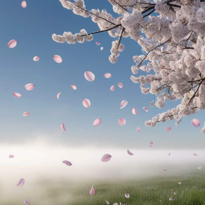 Cherry Blossoms in Cotton Fields - Plade (60-100 timers duft)