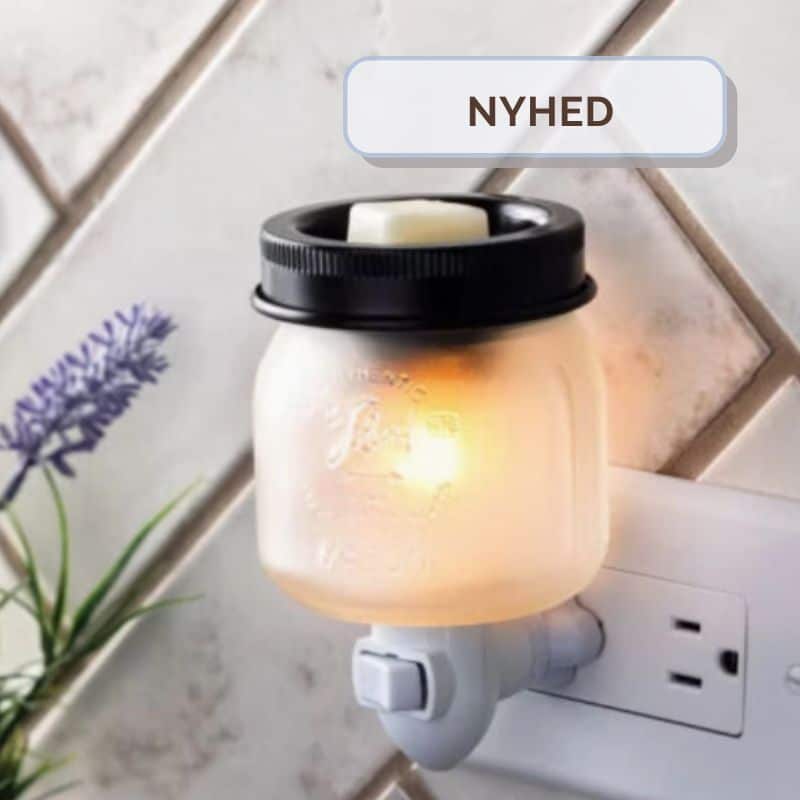 Elektrisk duftlampe til stikkontakt // VINTAGE MASON JAR