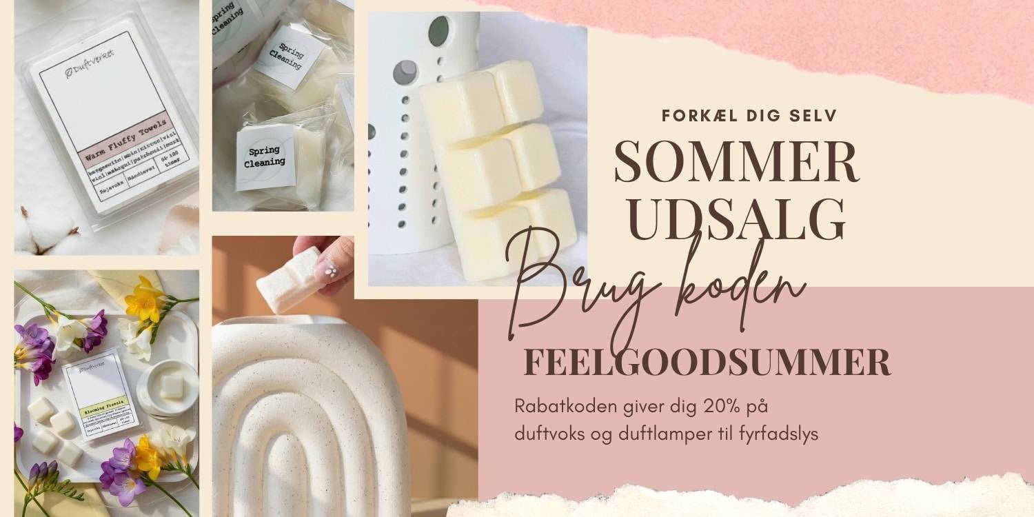 duftvoks duftlamper og duftlys udsalg